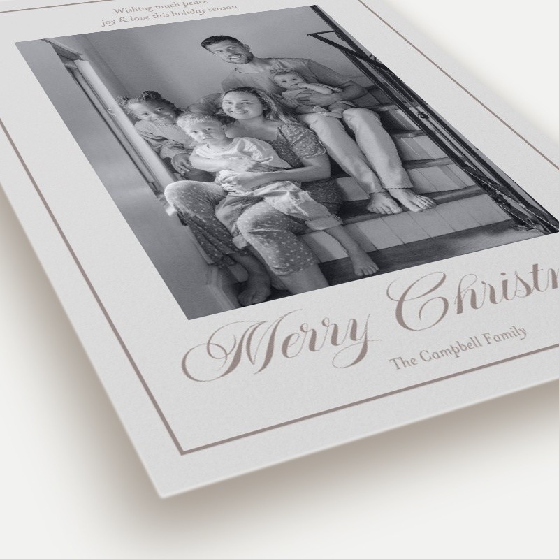 Elegant Frame Holiday Card