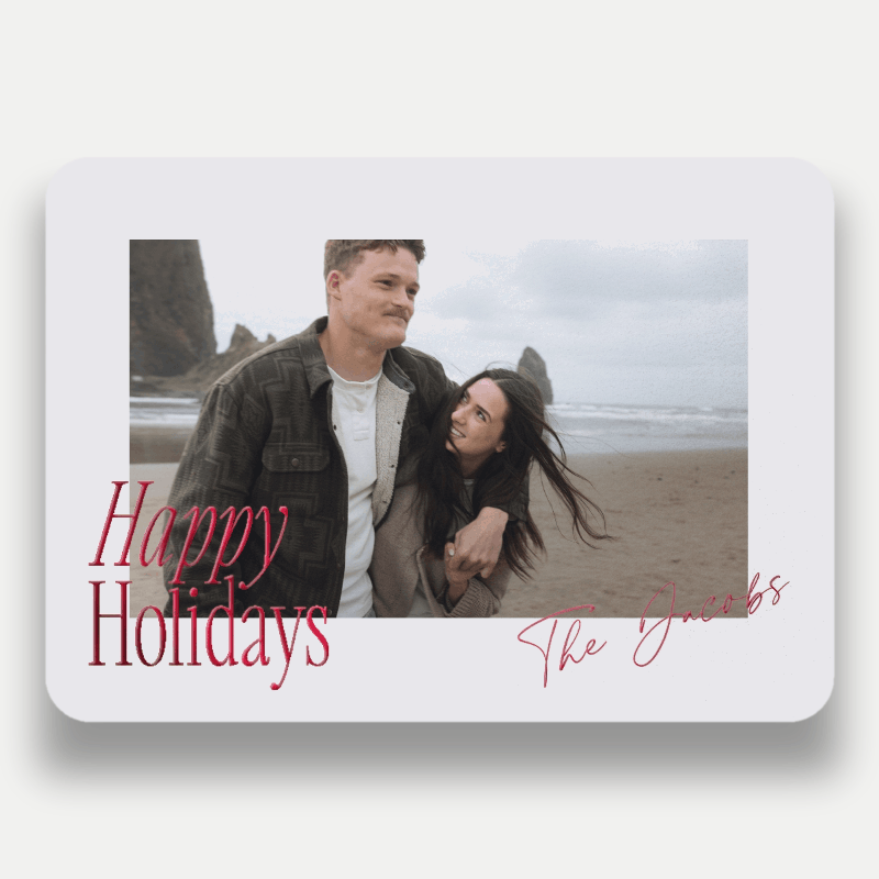Statement Foil Holiday Card