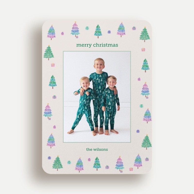 Little Sleepies Joyful Traditions Sugarplum Holiday Card