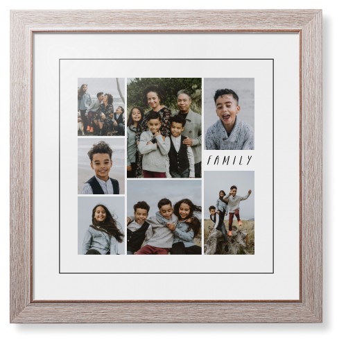 Rustic Picture Gallery Collage Of Seven