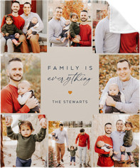 Family Collage Script Portrait