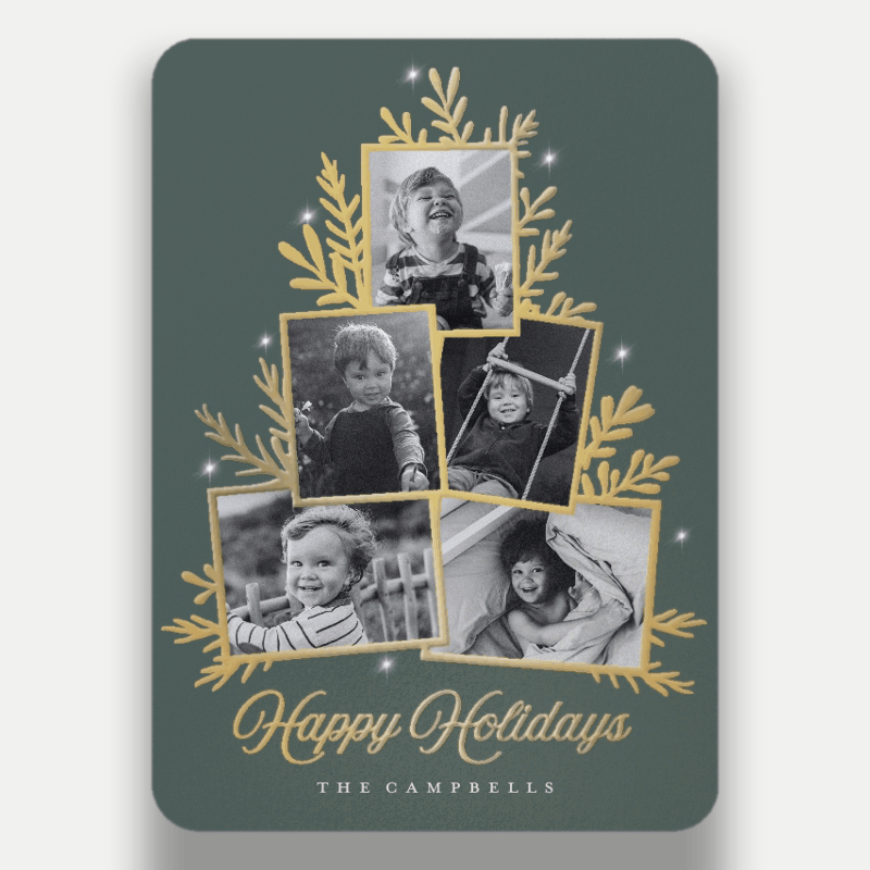Sprig Tree Holiday Card
