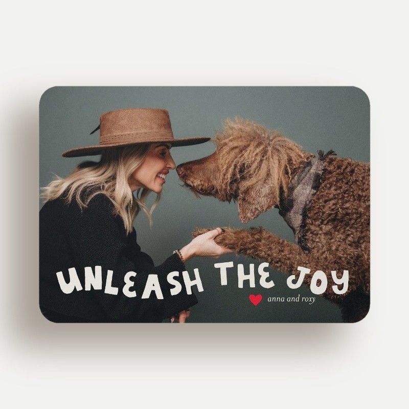 Unleash Joy Holiday Card