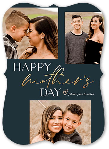 Heartfelt Occasion 5x7 Blue  Mother's Day Card
