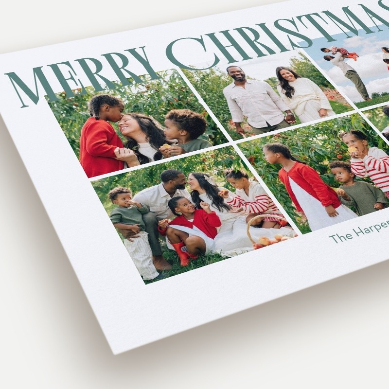 Elegant Serif Holiday Card