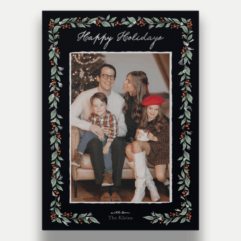 Botanical Frame Holiday Card