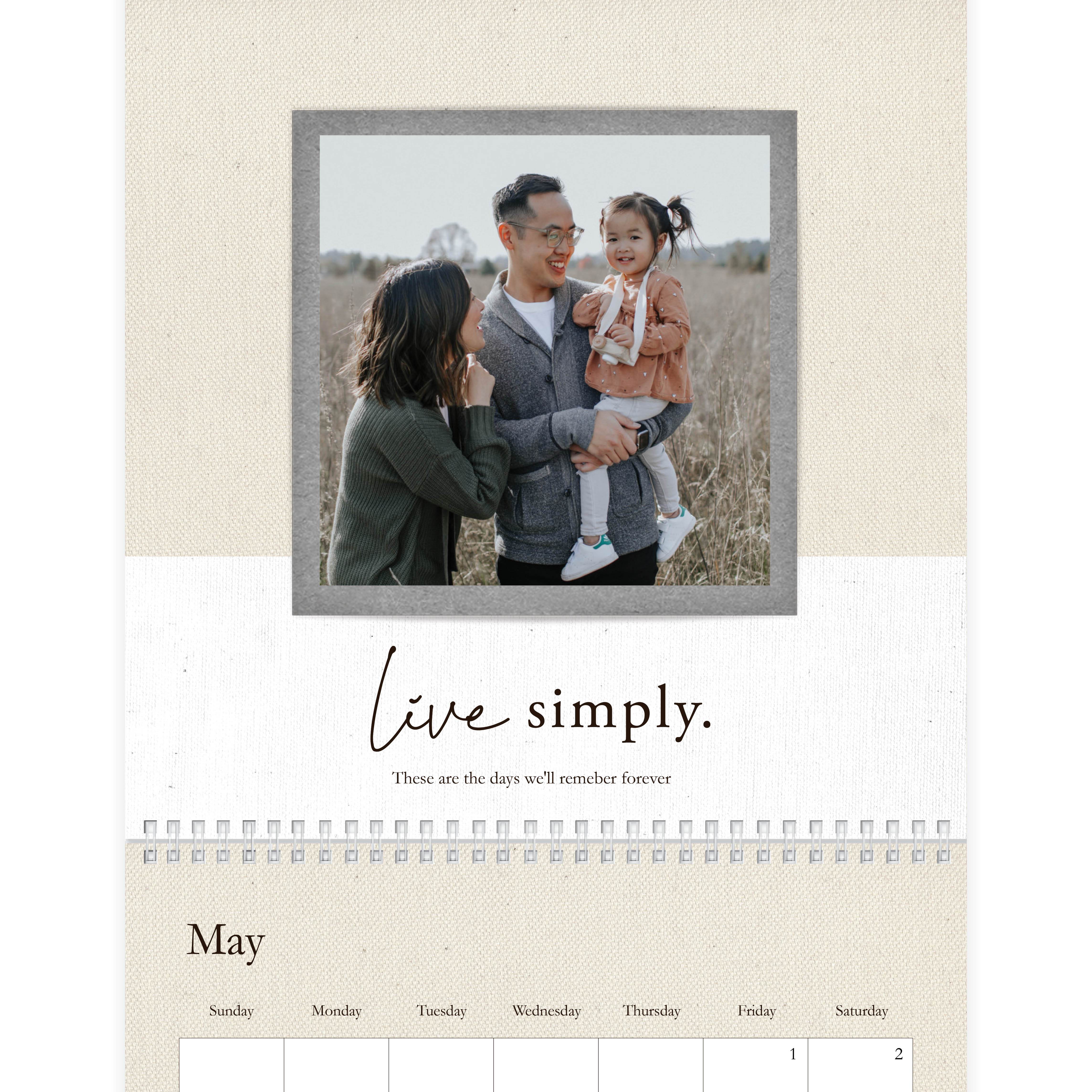 Everyday Neutrals Calendar