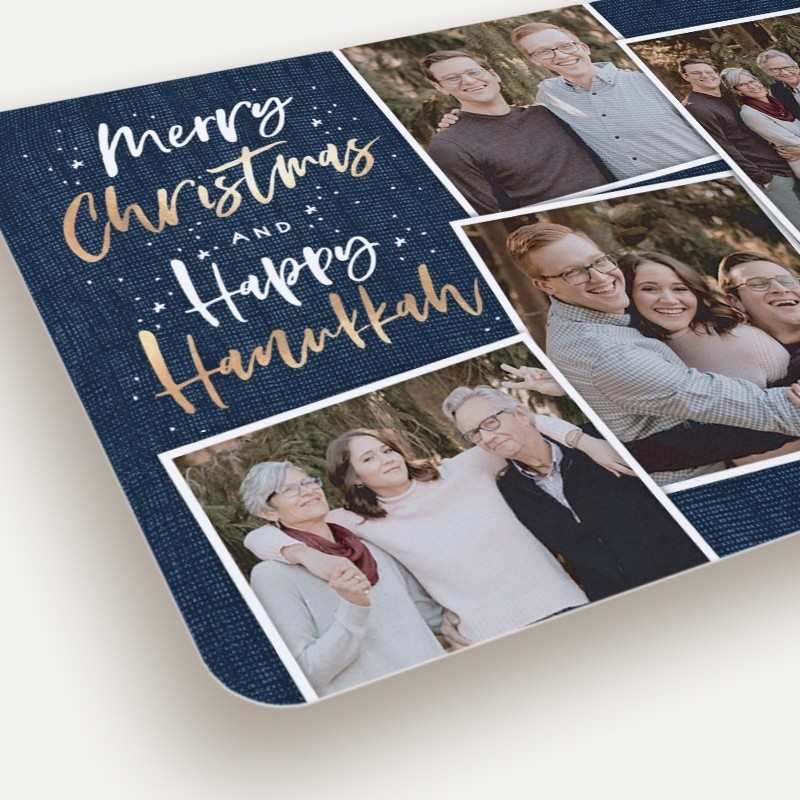 Glad Merry Hanukkah Card