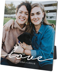 Modern Scripted Love Portrait