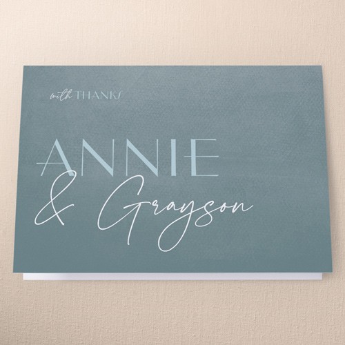 Unique Wedding Thank You Card