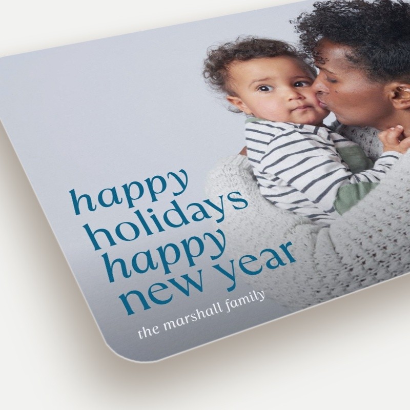 Overlay Script Holiday Card