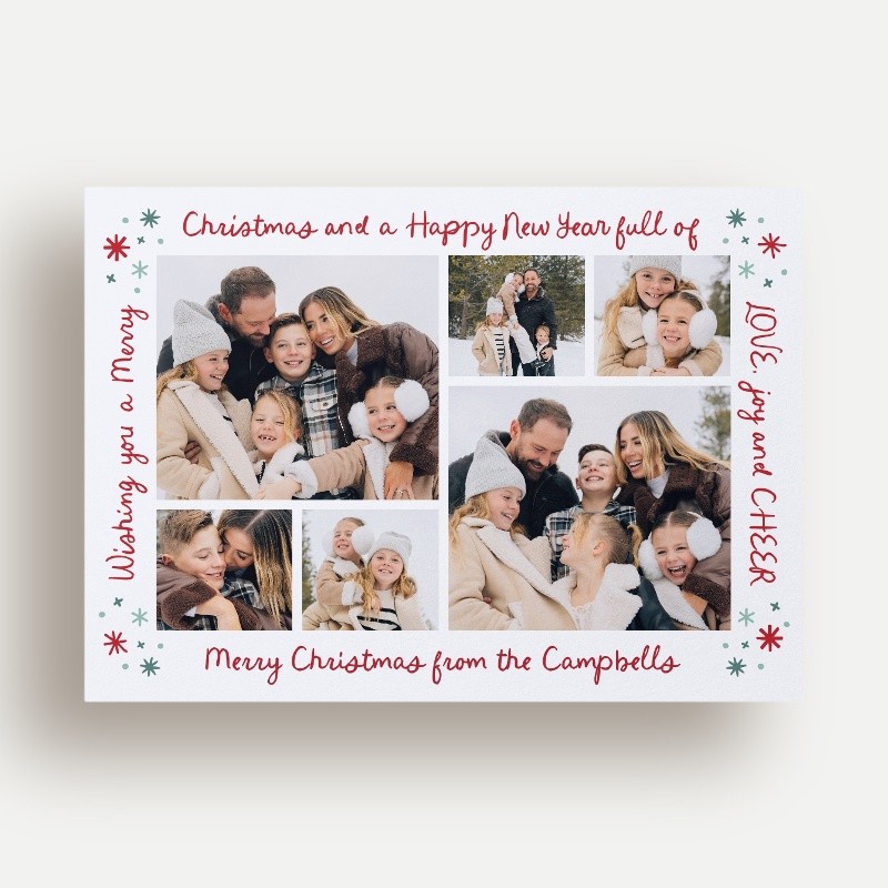 Wrapped Words Holiday Card