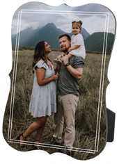 Modern Double Border Portrait