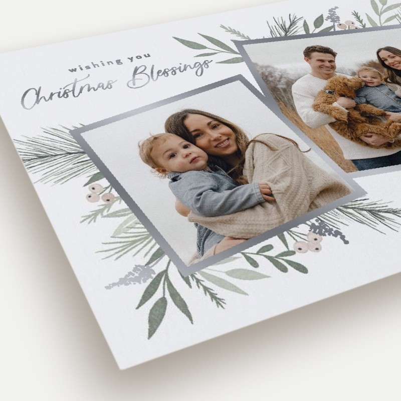 Elegant Botanicals Holiday Card