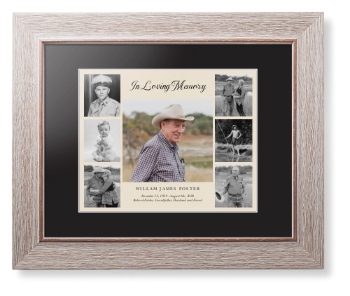 Stylish Framed Print Memorial Gift