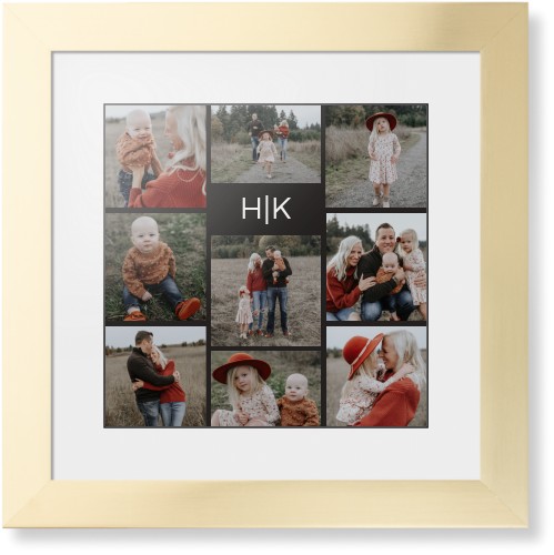 Modern Gallery Monogram of Nine