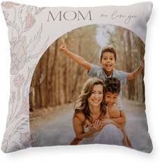 Stenciled Floral Arch