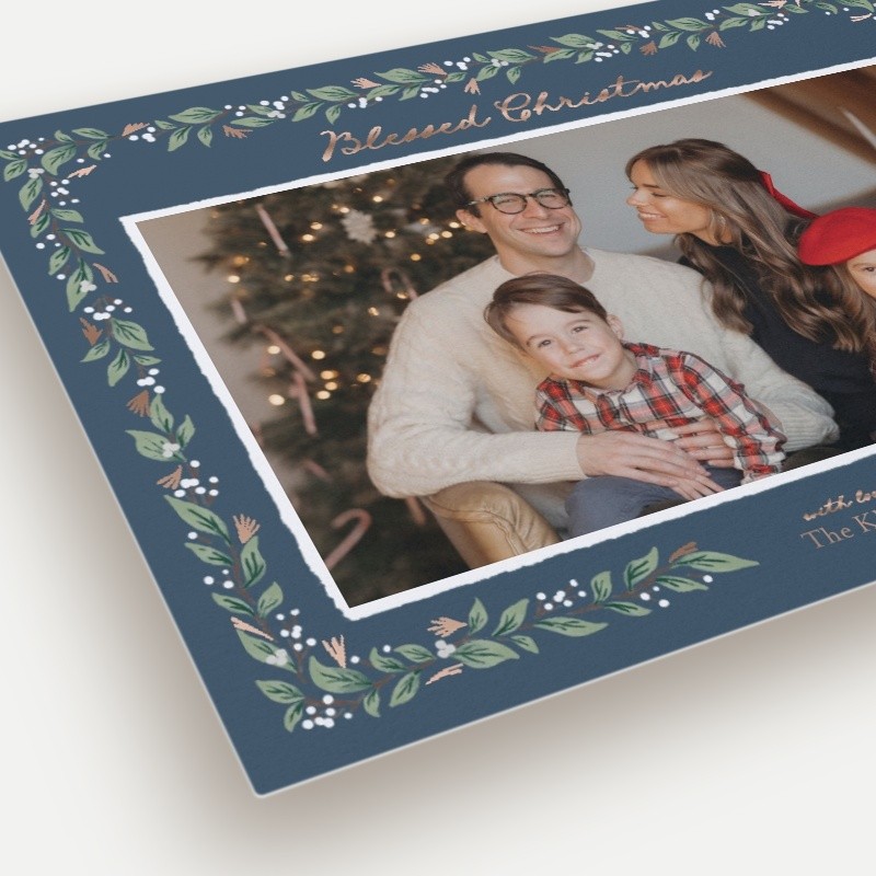 Botanical Frame Holiday Card