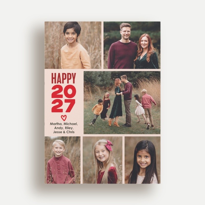 Jolly Year New Year's Card