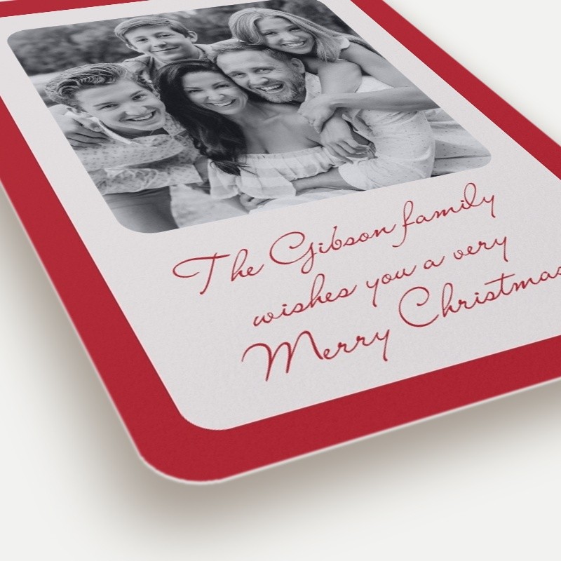 Handwritten Note Holiday Card