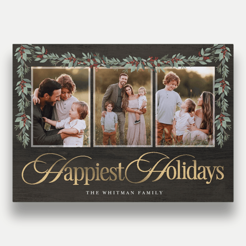 Painted Swag Holiday Card