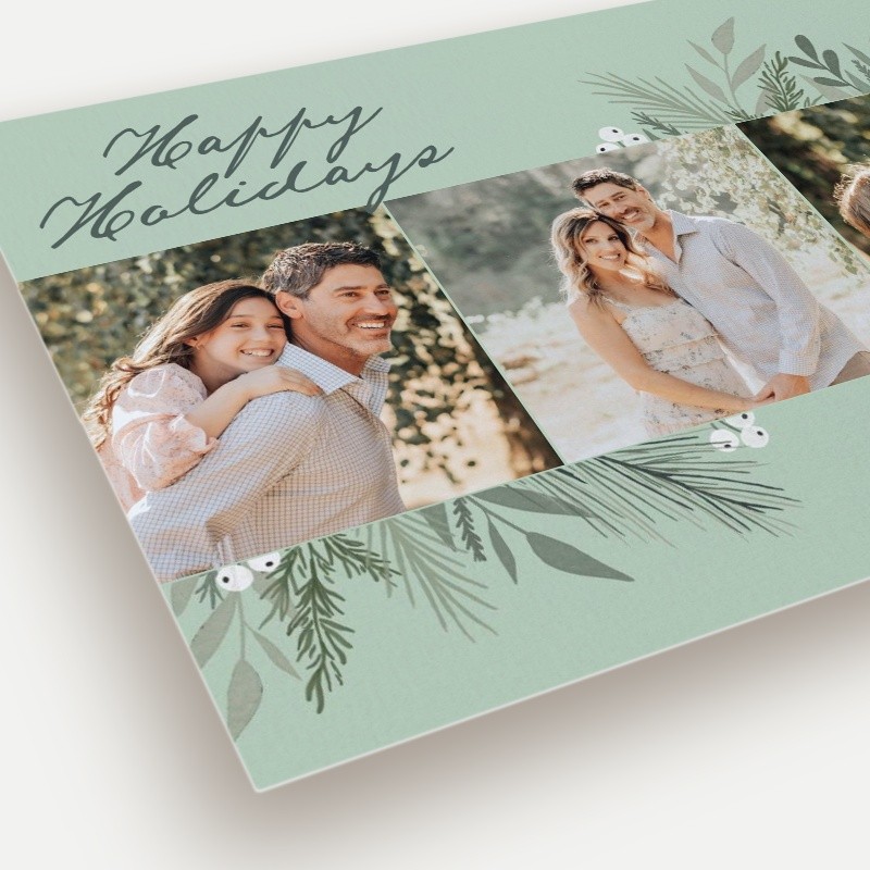 Scattered Botanicals Holiday Card
