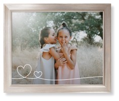 Double Heart Line Art