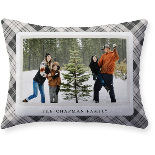 Neutral Plaid Frame