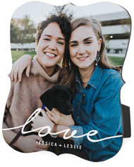 Modern Scripted Love Portrait