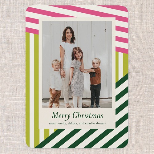 Affordable Green Christmas Card