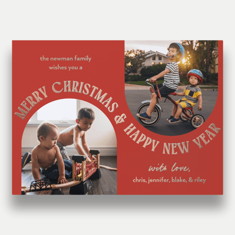 Arched Greeting Holiday Card