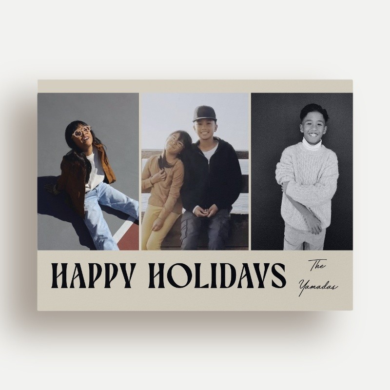 Bold Collage Holiday Card