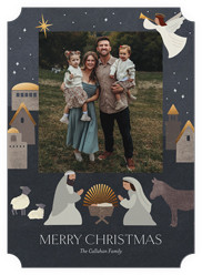 Editable Nativity Scene