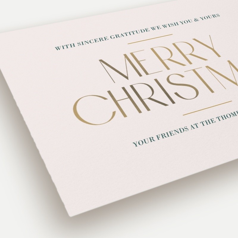 Celebrating Gratitude Holiday Card
