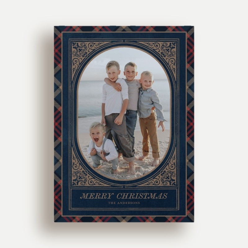 Heritage Tartan Holiday Card