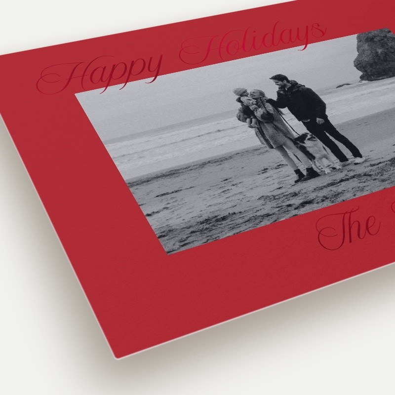 Elegant Signature Holiday Card
