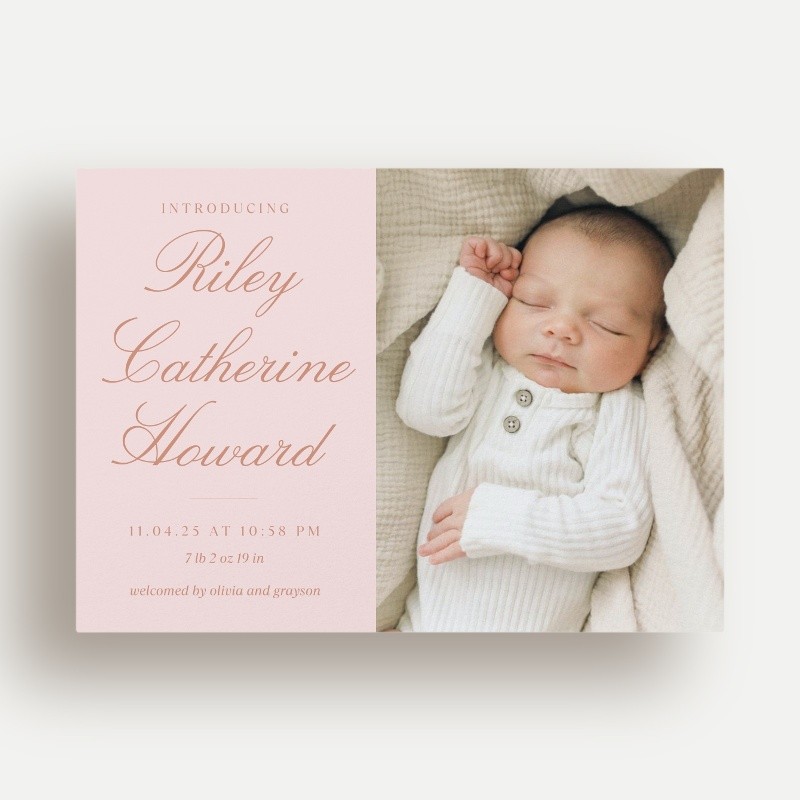 Elegant Announcement