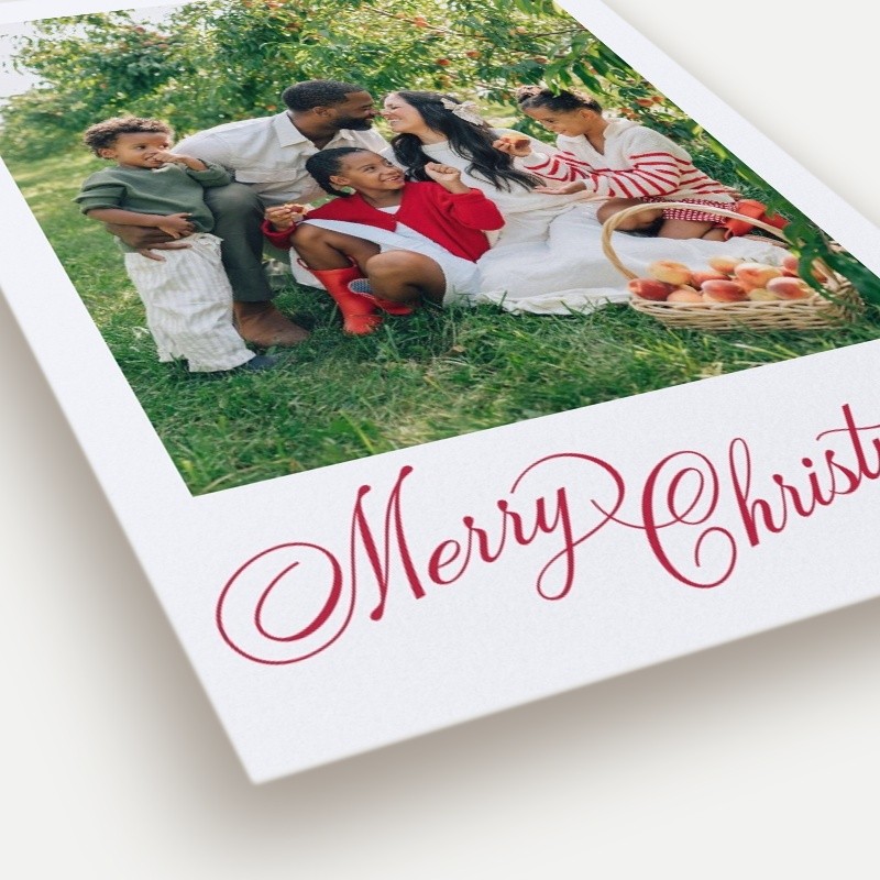Script Collage Holiday Card