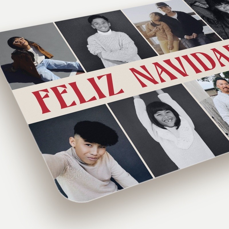 Bold Collage Holiday Card