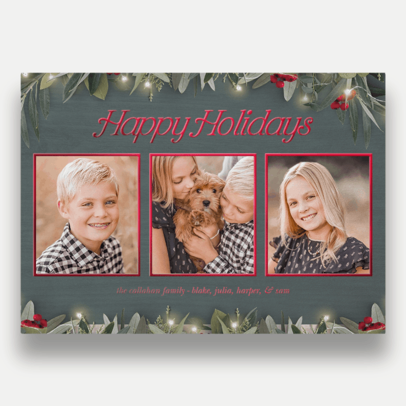 Botanical Trio Holiday Card