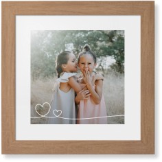 Double Heart Line Art