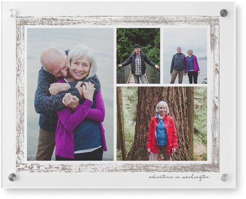 Brushed Border Collage Of Four