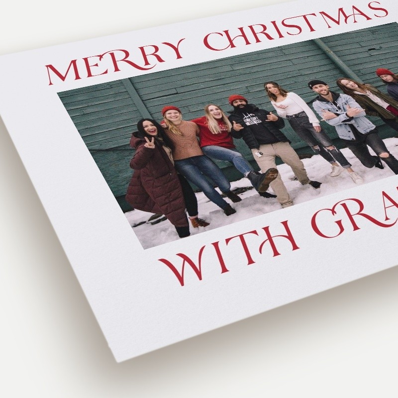 Classic Gratitude Holiday Card