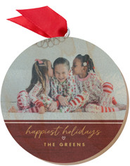 Happiest Holidays Frame