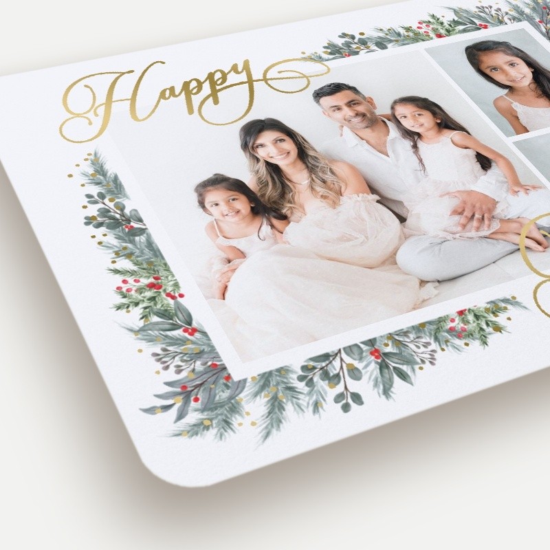 Wrapped Botanicals Holiday Card