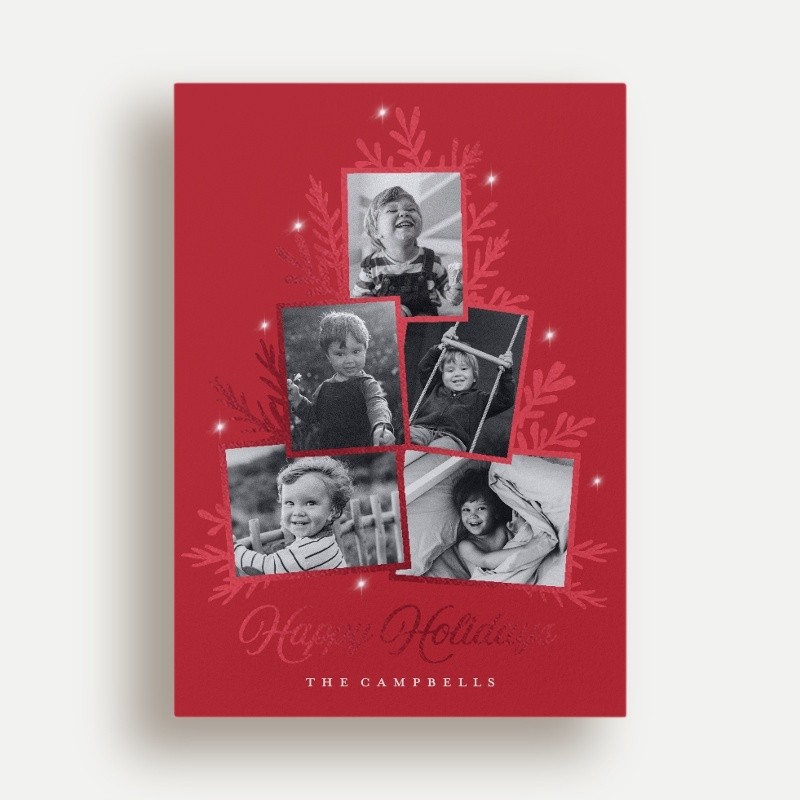 Sprig Tree Holiday Card