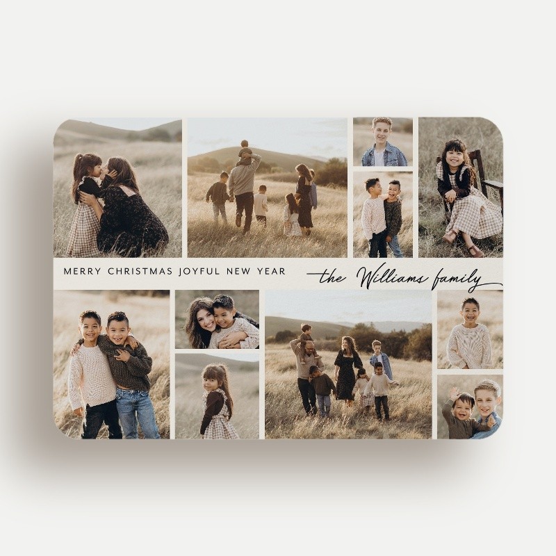 Gallery Grid Holiday Card