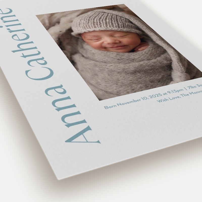 Editorial Debut Birth Announcement