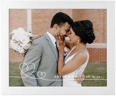 Double Heart Line Art