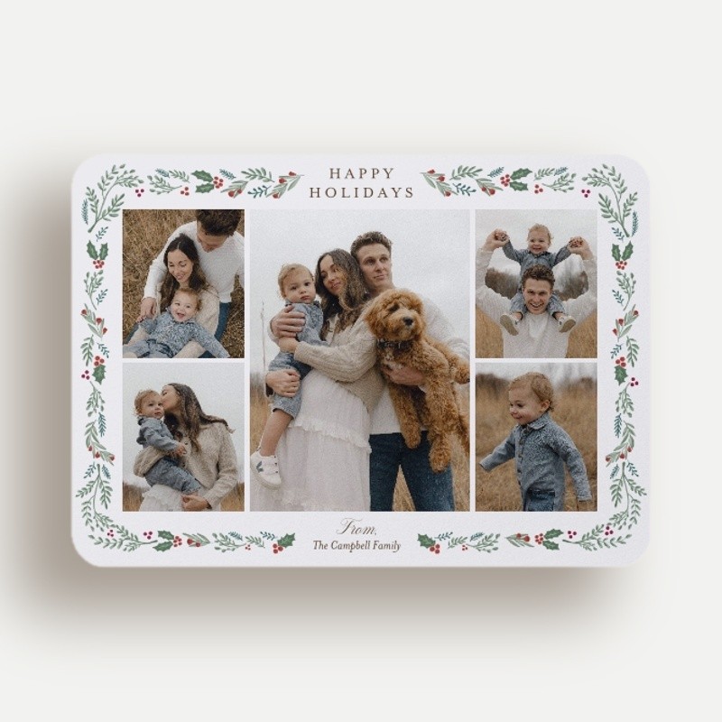 Painted Holly Frame